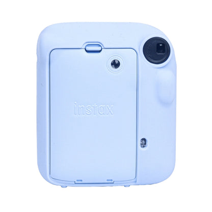 For FUJIFILM instax mini 12 Soft Silicone Camera Protective Case(Blue) - Protective Case by buy2fix | Online Shopping UK | buy2fix