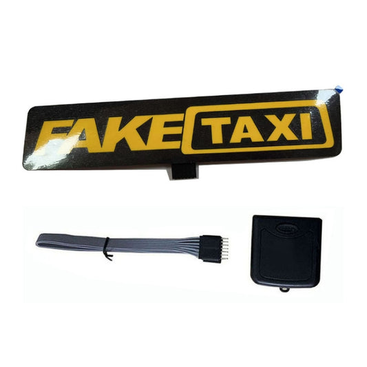 EL Luminous Car Stickers Cold Light Car Stickers Car Luminous Pattern Decoration(Fake Taxi) - Decorative Sticker by buy2fix | Online Shopping UK | buy2fix