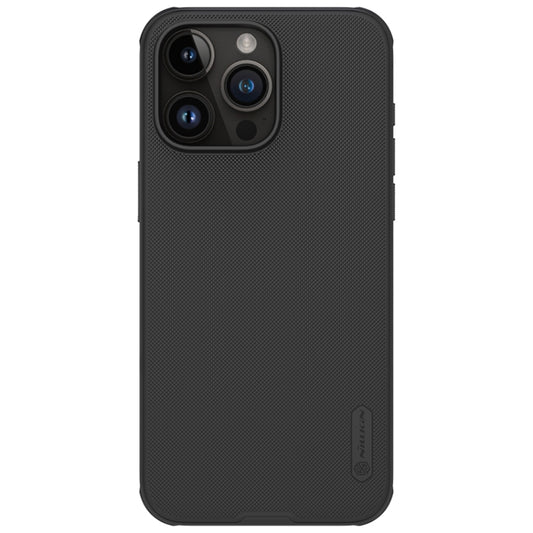 For iPhone 15 Pro Max NILLKIN Frosted Shield Pro PC + TPU Phone Case(Black) - iPhone 15 Pro Max Cases by NILLKIN | Online Shopping UK | buy2fix