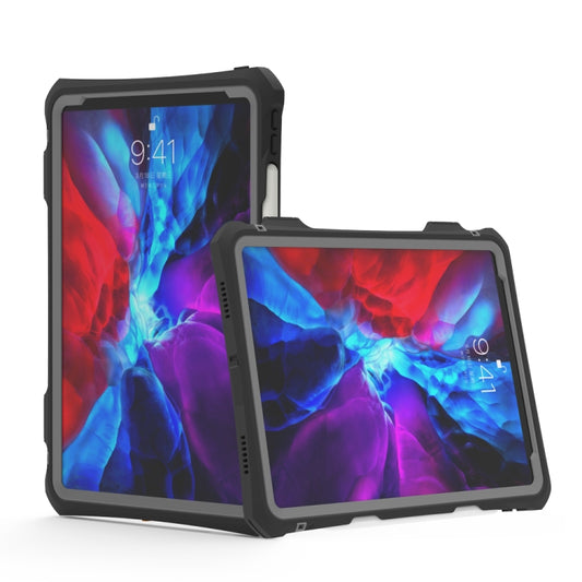 For iPad Pro 11 inch (2020) RedPepper Shockproof Waterproof PC + TPU Protective Tablet Case with Lanyard & Pen Tray & Holder(Black) - iPad Pro 11 (2020) Cases by RedPepper | Online Shopping UK | buy2fix
