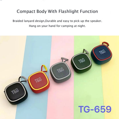 T&G TG659 Outdoor Portable TWS Mini Bluetooth Speaker(Dark Green) - Mini Speaker by T&G | Online Shopping UK | buy2fix
