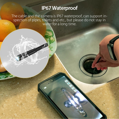 Ulefone Endoscope E1 IP67 Waterproof 3 in 1 Endoscope for Ulefone Power Armor 21 / 19 / 18T / 16 Pro / 13 / Armor Pad(Black) -  by Ulefone | Online Shopping UK | buy2fix