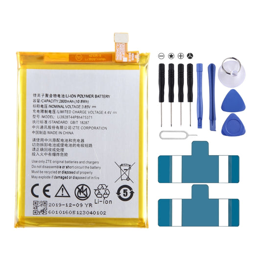 For ZTE Blade V8 Mini BV0850 V0850 Battery Replacement Li3928T44P8h475371 2800mAh - Others by buy2fix | Online Shopping UK | buy2fix