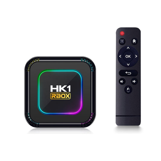 HK1 RBOX K8 8K Android 13.0 Smart TV Box with Remote Control, 4GB+32GB, RK3528 Quad-Core(EU Plug) - Others by buy2fix | Online Shopping UK | buy2fix
