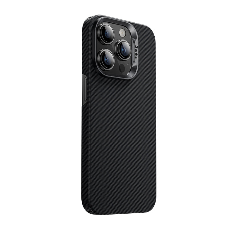 For iPhone 15 Pro Max Benks 600D MagSafe Magnetic Kevlar Carbon Fiber Phone Case(Black) - iPhone 15 Pro Max Cases by Benks | Online Shopping UK | buy2fix