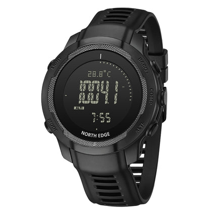 NORTH EDGE VERTICO Carbon Fiber Outdoor Sports Multifunctional Electronic Watch(Black) - Sport Watches by NORTH EDGE | Online Shopping UK | buy2fix