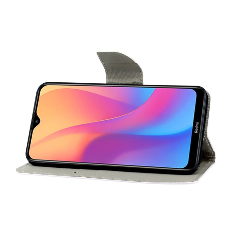 For Xiaomi Redmi 9A 3D Colored Drawing Horizontal Flip PU Leather Case with Holder & Card Slots & Wallet(Jade Butterfly) - Xiaomi Cases by buy2fix | Online Shopping UK | buy2fix