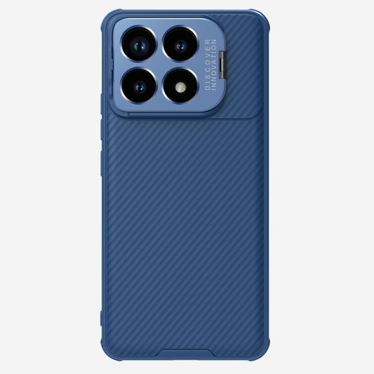 For Xiaomi Redmi K70/K70 Pro NILLKIN Black Mirror Prop CD Texture Mirror Precise Hole Phone Case(Blue) - K70 Pro Cases by NILLKIN | Online Shopping UK | buy2fix