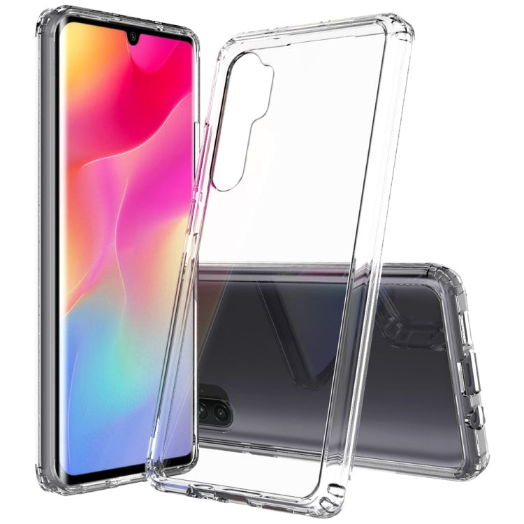 For Xiaomi Mi Note 10 Lite Shockproof Scratchproof TPU + Acrylic Protective Case(Transparent) - Xiaomi Accessories by buy2fix | Online Shopping UK | buy2fix