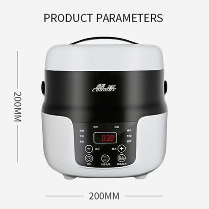 COOLBOX Vehicle Multi-function Mini Rice Cooker Capacity: 2.0L, Version:12V Current-limiting - Rice Cookers by buy2fix | Online Shopping UK | buy2fix