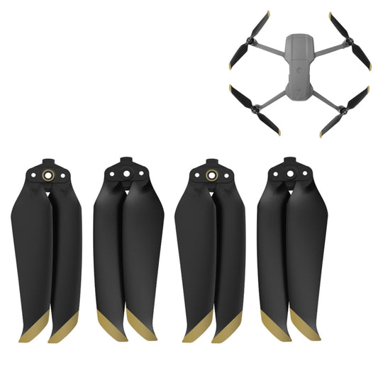 2 Pairs Sunnylife 7238F-2 For DJI Mavic Air 2 / Air 2S Low Noise Quick-release Propellers(Gold) - DJI & GoPro Accessories by Sunnylife | Online Shopping UK | buy2fix