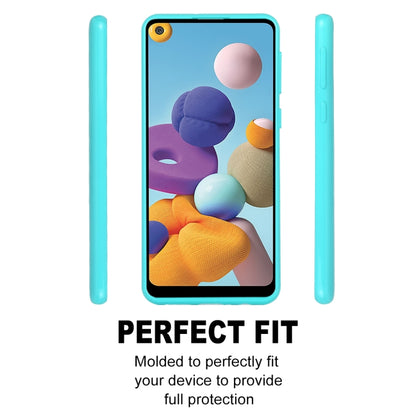 For Samsung Galaxy A21s GOOSPERY JELLY Full Coverage Soft Case(Mint Green) - Samsung Accessories by GOOSPERY | Online Shopping UK | buy2fix