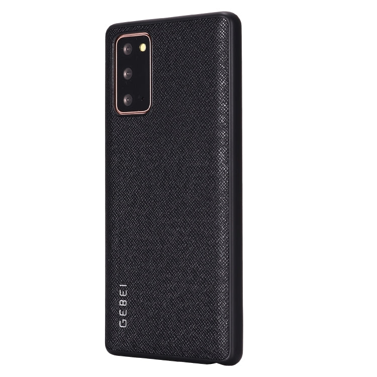 For Samsung Galaxy Note 20 GEBEI Full-coverage Shockproof Leather Protective Case(Black) - Galaxy Note20 Cases by GEBEI | Online Shopping UK | buy2fix