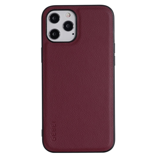 For iPhone 12 mini GEBEI Full-coverage Shockproof Leather Protective Case (Red) - iPhone 12 mini Cases by GEBEI | Online Shopping UK | buy2fix