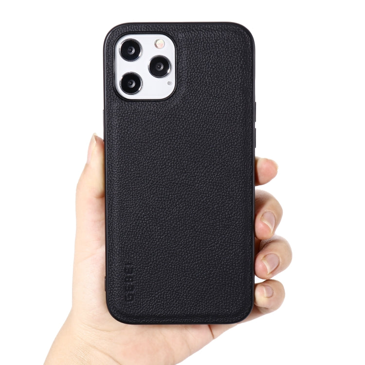 For iPhone 12 mini GEBEI Full-coverage Shockproof Leather Protective Case (Black) - iPhone 12 mini Cases by GEBEI | Online Shopping UK | buy2fix
