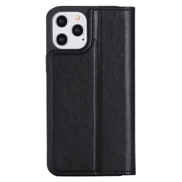 For iPhone 12 mini GEBEI PU+TPU Horizontal Flip Protective Case with Holder & Card Slots (Black) - iPhone 12 mini Cases by GEBEI | Online Shopping UK | buy2fix