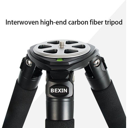 BEXIN ST364C Rugged Camcorder Photographic Carbon Fiber Big Tripod, Max Tube: 36mm - Tripods by BEXIN | Online Shopping UK | buy2fix