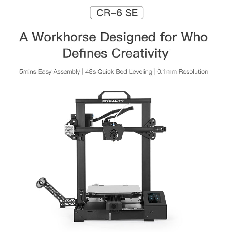 CREALITY CR-6 SE 350W Intelligent Leveling-free DIY 3D Printer, Print Size : 23.5 x 23.5 x 25cm, AU Plug - 3D Printer by Creality | Online Shopping UK | buy2fix