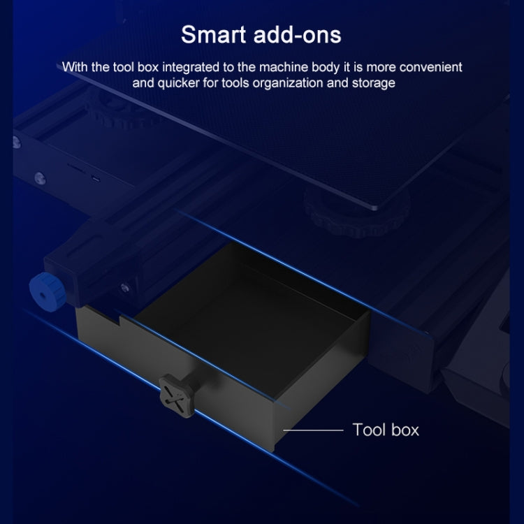 CREALITY Ender-3 V2 Craborundom Glass Platform Ultra-silent DIY 3D Printer, Print Size : 22 x 22 x 25cm, AU Plug - 3D Printer by Creality | Online Shopping UK | buy2fix