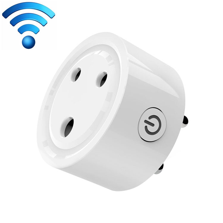 10A Mini Smart WiFi Socket Small South Africa / India Plug Remote Control Timer Switch Electrical Power Adapter with Alexa - Consumer Electronics by buy2fix | Online Shopping UK | buy2fix