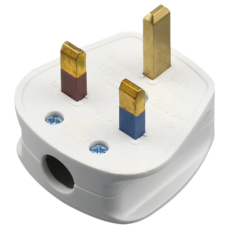 Three-pin 13A Power Wiring Plug With Fuse Tube, UK Plug - Consumer Electronics by buy2fix | Online Shopping UK | buy2fix