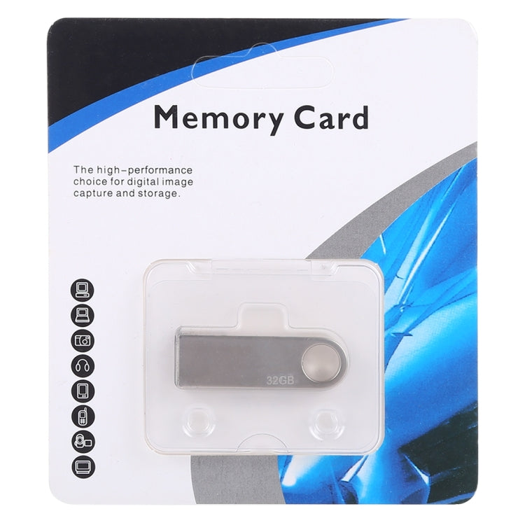 32GB Metal USB 2.0 Flash Disk - Computer & Networking by buy2fix | Online Shopping UK | buy2fix