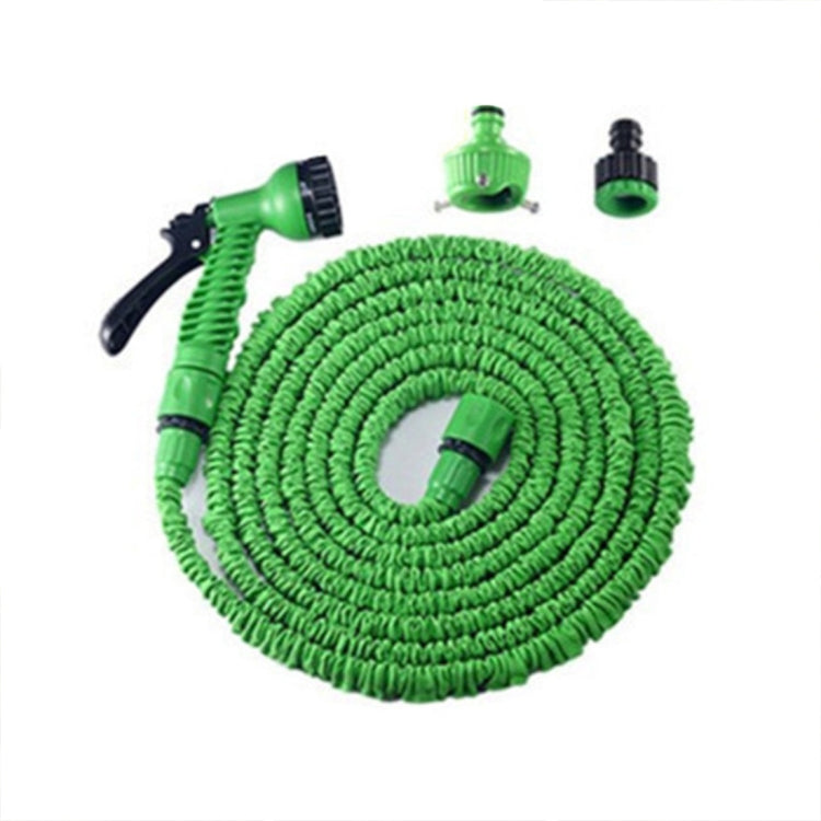 15-45m Telescopic Pipe Expandable Magic Flexible Garden Watering Hose with Spray Gun Set (Green) - Watering & Irrigation by buy2fix | Online Shopping UK | buy2fix