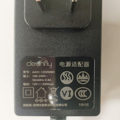 Original Xiaomi Youpin Home Power Adapter for Cleanfly Car Vacuum Cleaner HC9155, US Plug(Black) - For Xiaomi Accessories by Xiaomi | Online Shopping UK | buy2fix