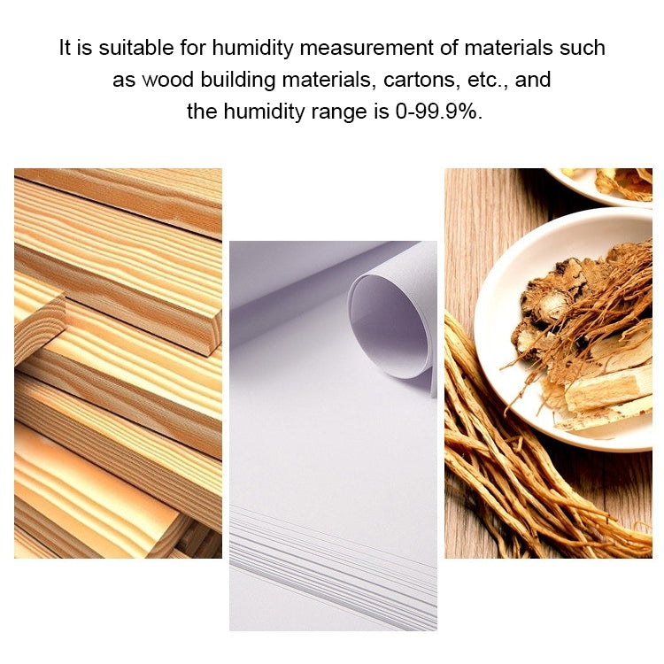 Rechargeable Wood Moisture Tester Moisture Measurement for Wood Flooring and Carton without Battery - Consumer Electronics by buy2fix | Online Shopping UK | buy2fix