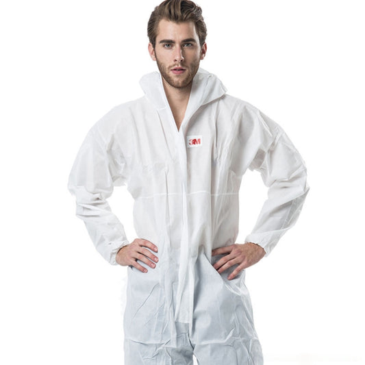 3M 4515 One-piece White Anti-static Anti-chemical Dustproof Sandblasting Suit with Cap, Size: M - Home & Garden by buy2fix | Online Shopping UK | buy2fix