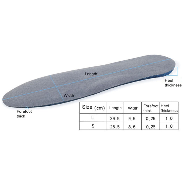 1 Pair Honeycomb Damping Suede Soft Sport Shoes Insoles, Full Pads, Size: L / 41-46yards - Outdoor & Sports by buy2fix | Online Shopping UK | buy2fix
