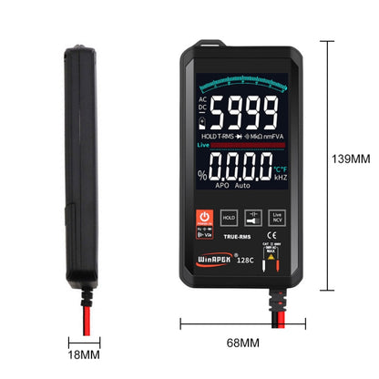 HY128C Color Screen Ultra-thin Touch Smart Digital Multimeter Fully Automatic High Precision True Effective Value Multimeter - Consumer Electronics by buy2fix | Online Shopping UK | buy2fix