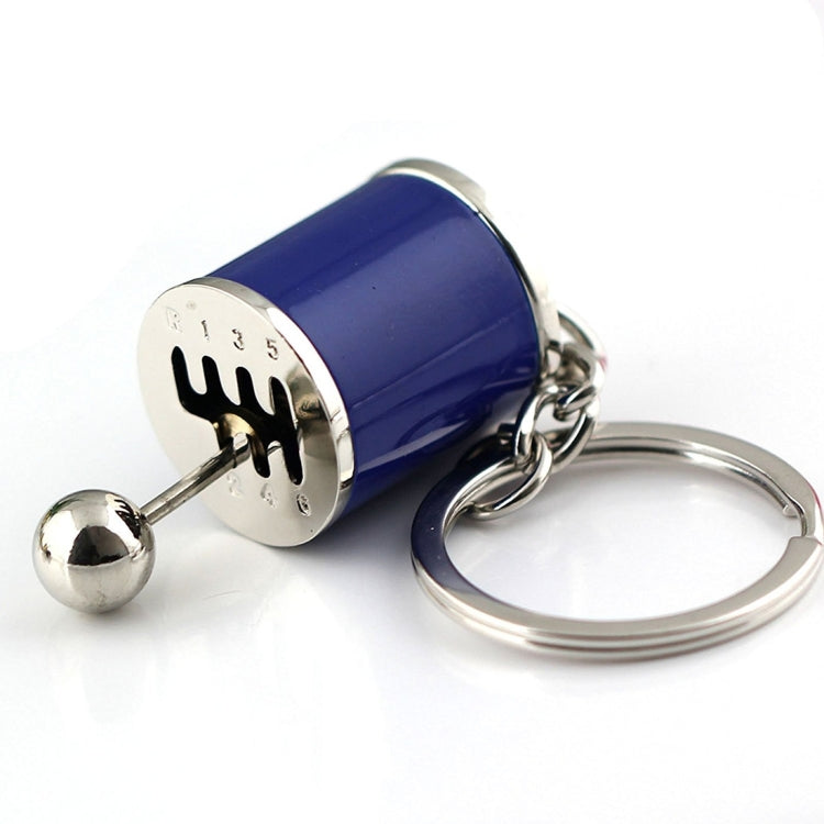 Six-speed Manual Shift Gear Keychain Key Ring Holder(Blue) - Key Rings by buy2fix | Online Shopping UK | buy2fix