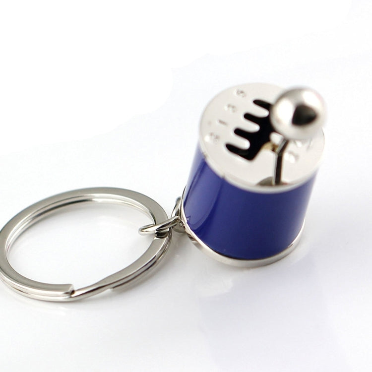 Six-speed Manual Shift Gear Keychain Key Ring Holder(Blue) - Key Rings by buy2fix | Online Shopping UK | buy2fix