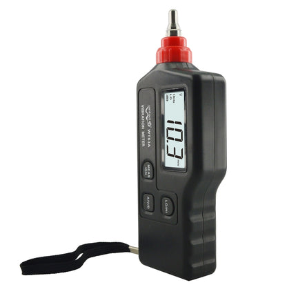 Wintact WT63A Vibration Meter Digital Tester Vibrometer Analyzer Acceleration Velocity(Black Red) - Other Tester Tool by Wintact | Online Shopping UK | buy2fix