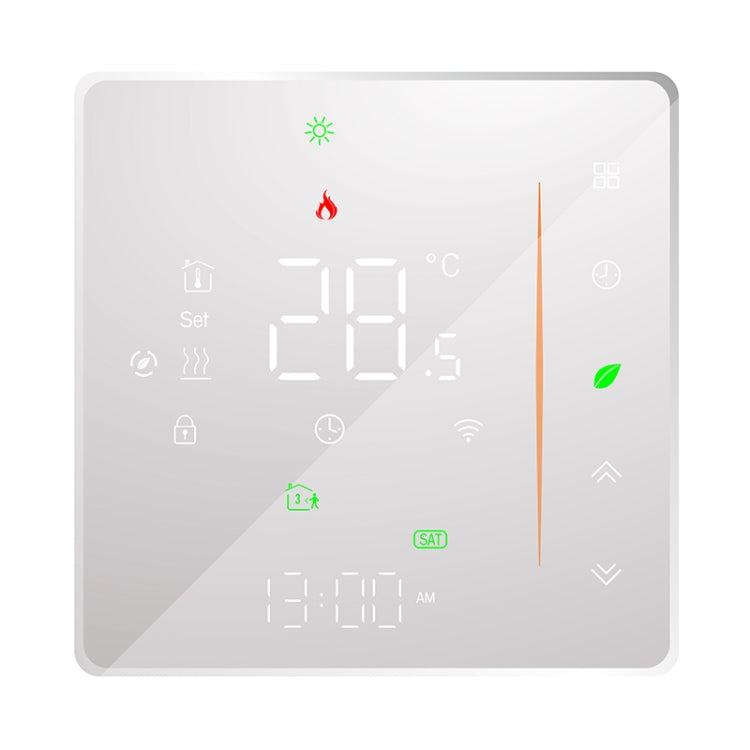 BHT-006GCLW 95-240V AC 5A Smart Home Heating Thermostat for EU Box, Control Boiler Heating with Only Internal Sensor, WiFi (White) - Consumer Electronics by buy2fix | Online Shopping UK | buy2fix