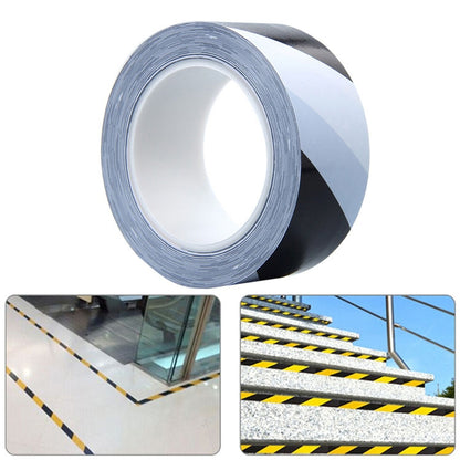 45mm PVC Warning Tape Self Adhesive Hazard Safety Sticker, Length: 33m(Black) - Tapes by buy2fix | Online Shopping UK | buy2fix