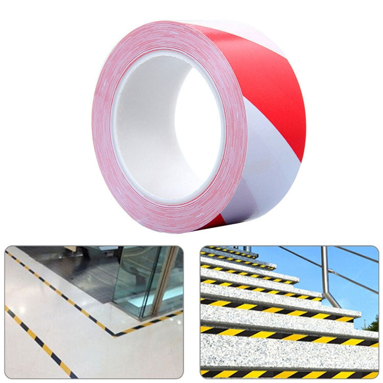 45mm PVC Warning Tape Self Adhesive Hazard Safety Sticker, Length: 33m - Tapes by buy2fix | Online Shopping UK | buy2fix