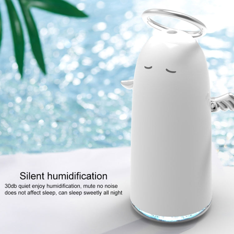 TSHM0 Mini Angel Atomizing Humidifier with Colorful Night Lights, Water Tank Capacity: 230mL (Silver) - Home & Garden by buy2fix | Online Shopping UK | buy2fix