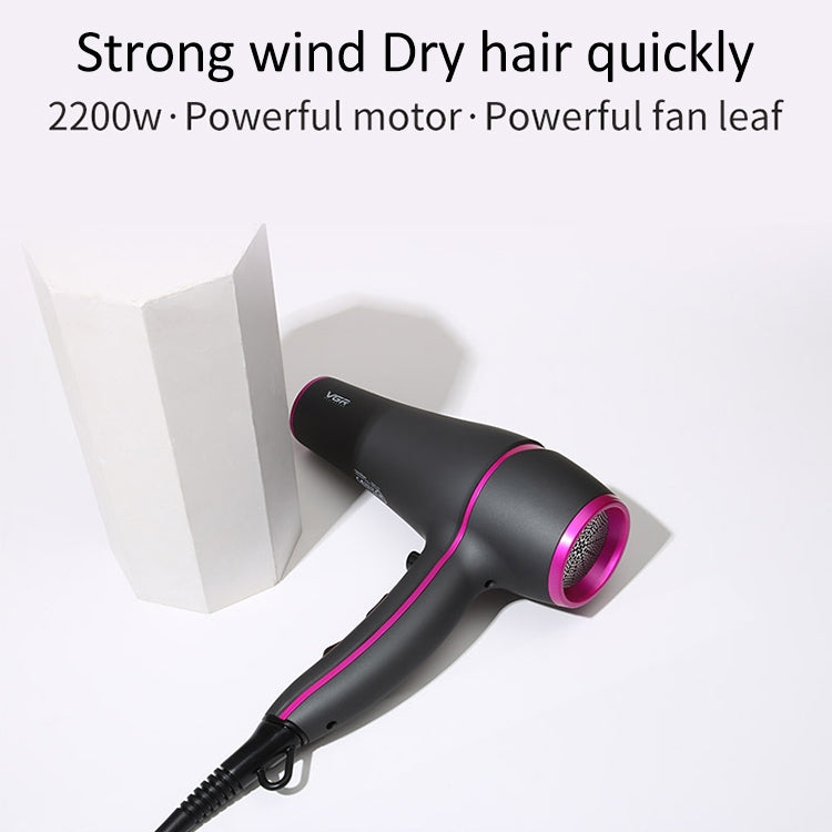 VGR V-402 2200W Household Negative Ion Hair Dryers with 6 Gear Adjustment, Plug Type: EU Plug - Hair Dryers & Accessories by VGR | Online Shopping UK | buy2fix