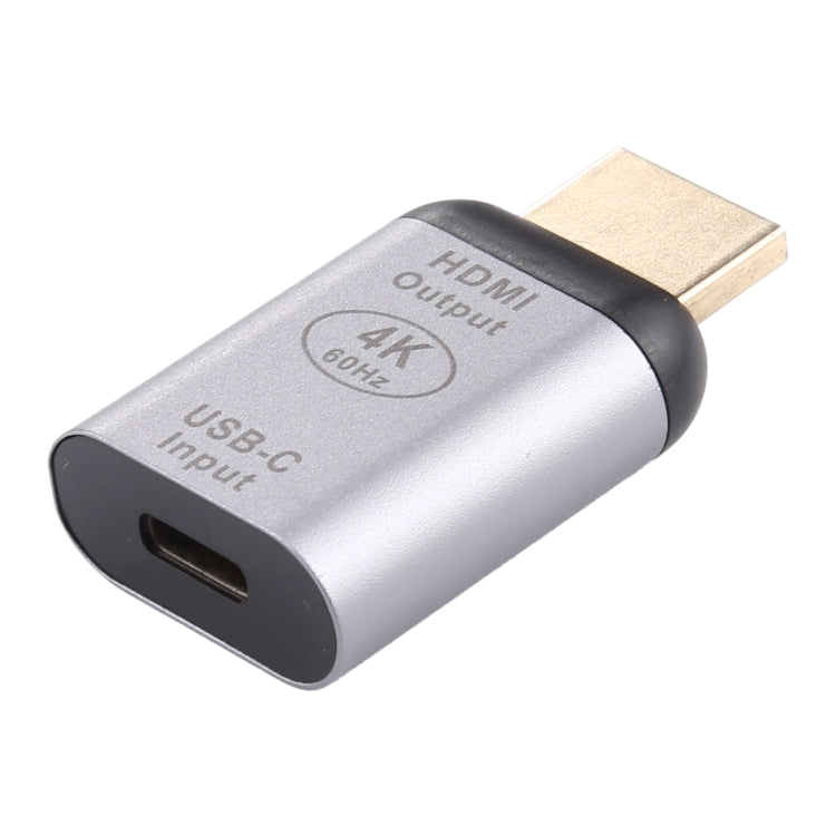 Type-C / USB-C Female to HDMI Male Aluminium Alloy Adapter - Computer & Networking by buy2fix | Online Shopping UK | buy2fix