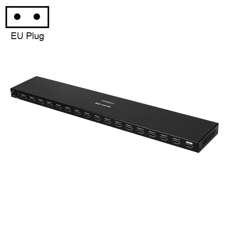 Measy SPH116 1 to 16 4K HDMI 1080P Simultaneous Display Splitter(EU Plug) - Splitter by Measy | Online Shopping UK | buy2fix