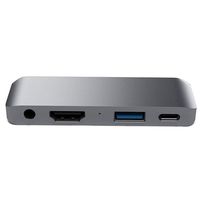 HW-TC29 4 In 1 Type-C / USB-C Multifunctional Extension HUB Adapter iPad Pro Hub (Grey) - Computer & Networking by buy2fix | Online Shopping UK | buy2fix