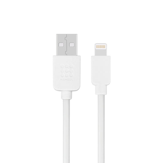 HAWEEL 3m High Speed 8 Pin to USB Sync and Charging Cable for iPhone, iPad(White) - Apple Accessories by buy2fix | Online Shopping UK | buy2fix