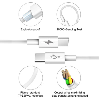 HAWEEL 25W 3A Type-C / USB-C to Type-C / USB-C PD Fast Charging Data Cable, Length: 1m - USB-C & Type-C Cable by buy2fix | Online Shopping UK | buy2fix