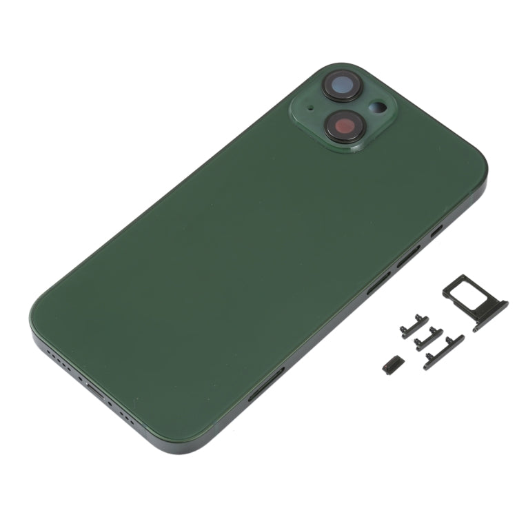 Back Housing Cover with SIM Card Tray & Side  Keys & Camera Lens for iPhone 13(Green) - Repair & Spare Parts by buy2fix | Online Shopping UK | buy2fix