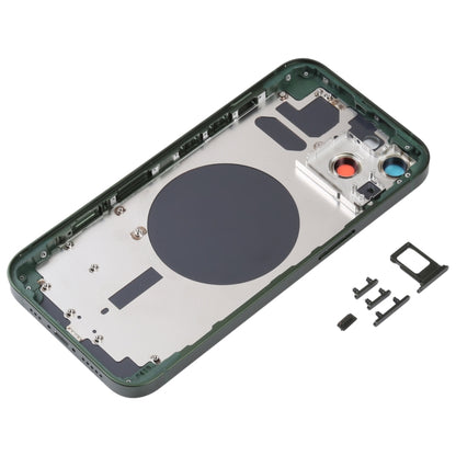 Back Housing Cover with SIM Card Tray & Side  Keys & Camera Lens for iPhone 13(Green) - Repair & Spare Parts by buy2fix | Online Shopping UK | buy2fix