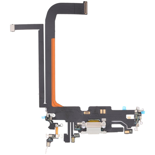 For iPhone 13 Pro Max Charging Port Flex Cable (White) - Repair & Spare Parts by buy2fix | Online Shopping UK | buy2fix