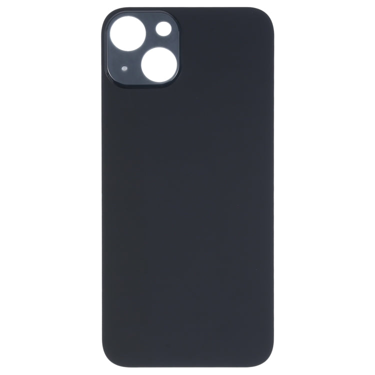 Easy Replacement Big Camera Hole Glass Back Battery Cover for iPhone 14(Black) - Repair & Spare Parts by buy2fix | Online Shopping UK | buy2fix