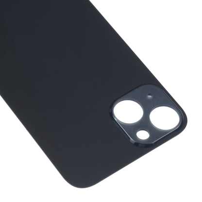 Easy Replacement Big Camera Hole Glass Back Battery Cover for iPhone 14(Black) - Repair & Spare Parts by buy2fix | Online Shopping UK | buy2fix